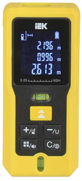 Дальномер лазерный DM60 PROFESSIONAL IEK