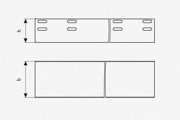 Лоток глухой ЛМГ 400х50х3000 УХЛ1, горячее цинкование S1,5