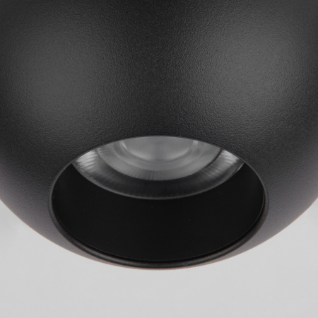 Встраиваемый светодиодный светильник черный 12Вт 4200К черный IP20 (a053738) Elektrostandard