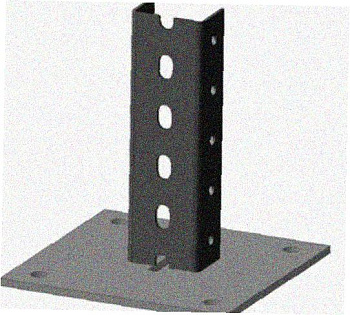 Стойка напольная (потолочная) СНП1000х4 УТ1,5,горячее цинкование, S4,0