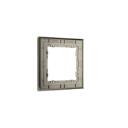 Рамка стеклянная Voltum S70 на 1 пост, (шелк, стекло)