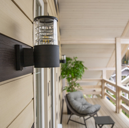 Бра 1*E27 60Вт Черный IP20 Bronx O576WL-01B Outdoor