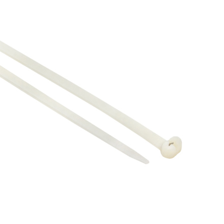 Хомут нейлоновый со стальным зубом (б), 8x300 (100шт) PROxima EKF