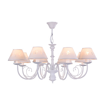 Люстра 8*E14 60Вт Матовый Белый IP20 Emily FR2537PL-08W Freya