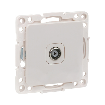 Стокгольм Механизм Розетки TV 1-местной 75Ом 5-862МГц белый EKF