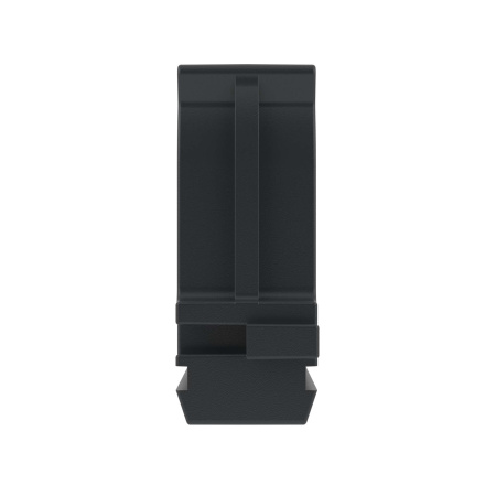 Держатель с защелкой, д.25мм, черный DKC