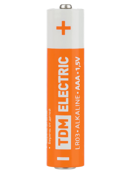 Элемент питания LR03 AAA Alkaline 1,5V SC-10 TDM