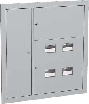 Корпус металлический ЩЭ-4-Э 36 IP31 (слаботочный отсек слева) LIGHT IEK