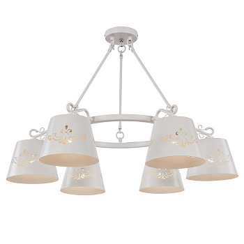 Подвесной светильник 6*E14 40Вт Белый IP20 Aurora FR2259-PL-06-W Freya