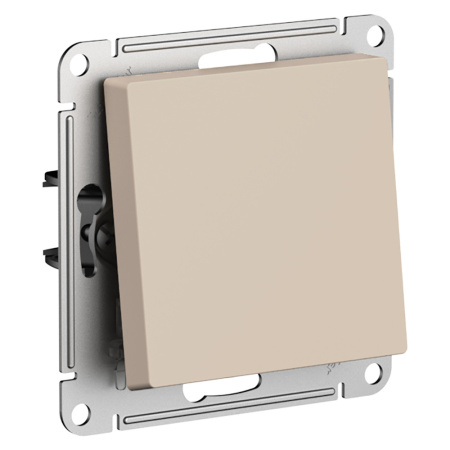 ATLASDESIGN 1-клавишный ПЕРЕКЛЮЧАТЕЛЬ, сх.6, 10АХ, механизм, ПЕСОЧНЫЙ Schneider Electric