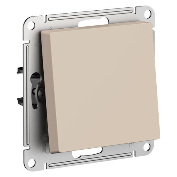 ATLASDESIGN 1-клавишный ПЕРЕКЛЮЧАТЕЛЬ, сх.6, 10АХ, механизм, ПЕСОЧНЫЙ Schneider Electric