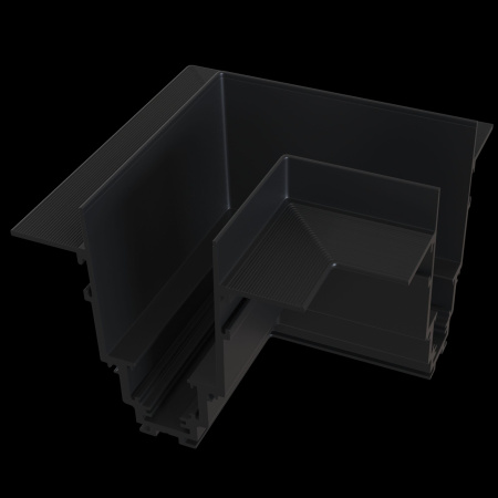 Угловой коннектор для магнитного шинопровода Алюминий Черный TRA004CL-22B Technical