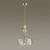 Подвес E14 1*40W 4893/1A BIZET хром/раноцветн./керамика/стекло ODEON LIGHT