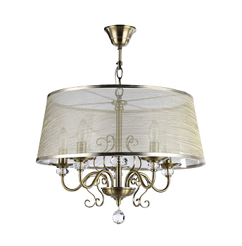 Люстра 5*E14 40Вт Бронза Антик IP20 Driana FR2405-PL-05C-BZ Freya