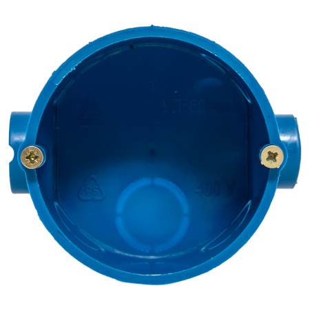 Коробка установочная КМТ-010-002 для твердых стен (68х42) с саморезами IP20 PROxima EKF