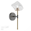 Бра G9 1*40W STONO черный/золотой/прозрачный ODEON LIGHT