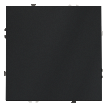 Перекрестный переключатель встраиваемый Voltum S70 одноклавишный 10А, (графит)