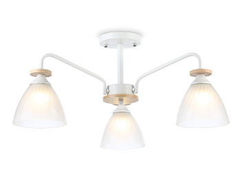 Светильник подвесной TR9562/3 WH/FR белый/белый матовый E27/3 max 40W D620*250 Ambrella Light