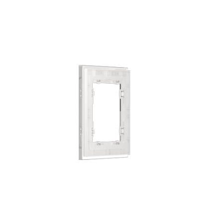Рамка стеклянная Voltum S70 на 1 пост, (белый, стекло)