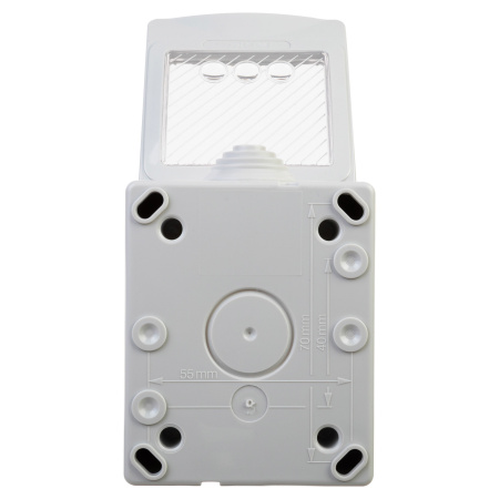 Коробка для настенного монтажа "Avanti", IP55, серая, 2 модуля DKC