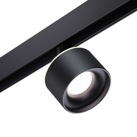 Трек.св-к для низков.шин.с перекл.цв.темп.IP20 LED 3000К/4000К/6000К 12W вниз+3W вверх черн NOVOTECH