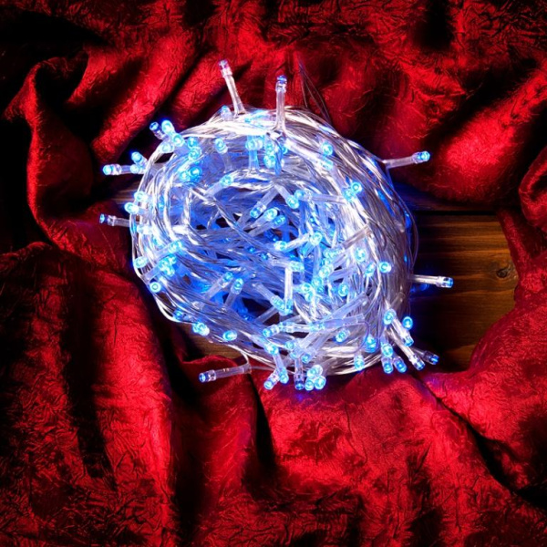 Гирлянда новогодняя"Нить" GLFG-100-500-IP20-X-B 100 диодов 5м с контроллером 8 режимов General