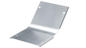 Крышка на угол вертикальный внутренний 45 градусов 50х50, 1,2 мм, цинк-ламель, в комплекте с крепежными элементами DKC
