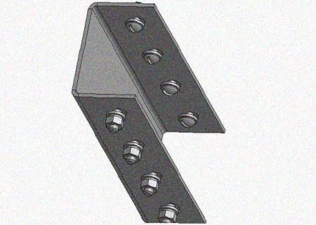 Соединитель стоек СС-св УХЛ1, горячее цинкование, S2,5