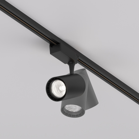 Трековый светильник LED 26Вт Черный IP20 Single phase track system Unity TR003-1-26W4K-S-B Technical Maytoni