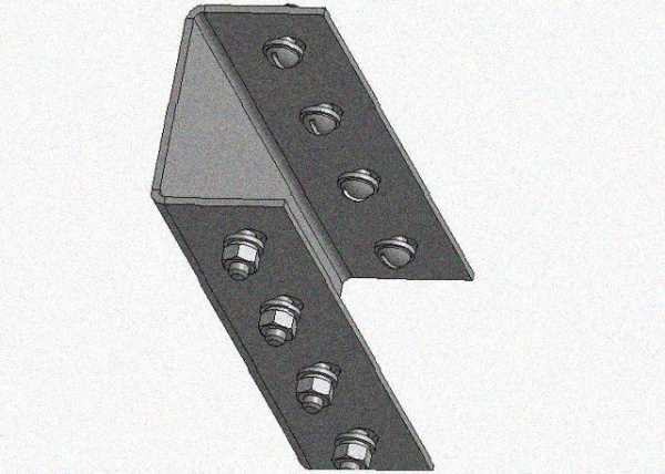 Соединитель стоек СС-св УХЛ1, горячее цинкование, S2,5