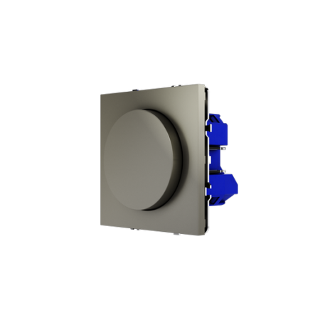 Светорегулятор встраиваемый Voltum S70 поворотно-нажимной 600 Вт, (шелк)