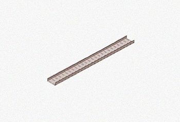 Лоток замковый перфорированный ЛМЗ 200х50х3000 УТ1,5, горячее цинкование, S0,8