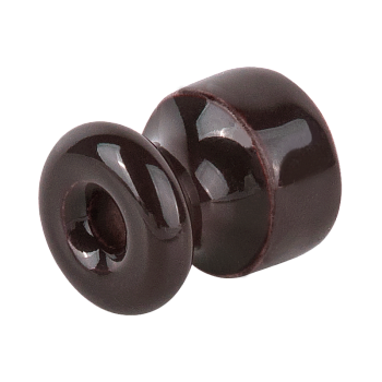 Изолятор без винта 100 шт. (коричневый) Ретро ОУ IP20 Werkel