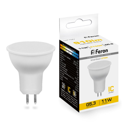 Лампа светодиодная Feron LB-760 MR16 G5.3 11W 2700K