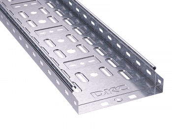 Лоток перфорированный 200х50 L 2000, цинк-ламельный DKC
