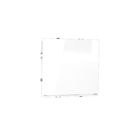 Выключатель встраиваемый Voltum S70 одноклавишный с подсветкой 10А, (белый глянцевый)