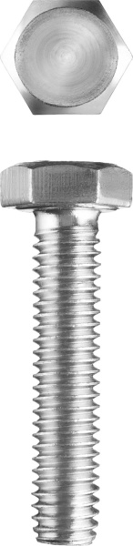 Болт ГОСТ 7798-70, M20 x 80 мм, 5 кг, кл. пр. 5.8, оцинкованный, ЗУБР Болт ГОСТ 7798-70, M20 x 80 мм, 5 кг, кл. пр. 5.8, оцинкованный, ЗУБР