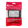 Набор ТУТк клеевые нг черные, Разного диаметра (3/1, 4,8/1,6, 6/2, 9/3, 12/4) 21шт по 100мм, PROxima EKF