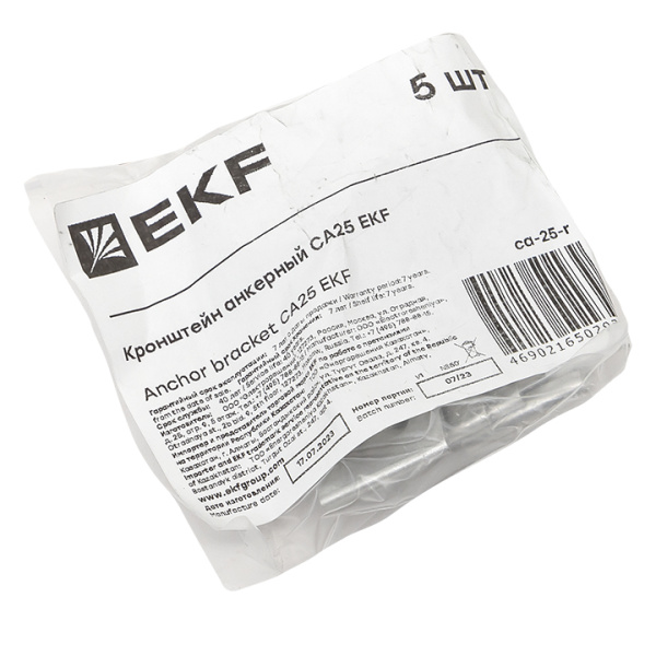 Кронштейн анкерный CА25 инд.упак. (5 шт) EKF