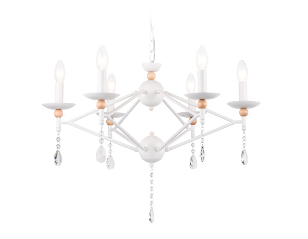 Светильник подвесной TR9596/6 WH белый E14/6 max 40W D660*880 Ambrella Light