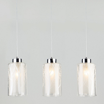 Подвесной светильник 3*E27 60Вт хром IP20 Santos (50001/3 хром) Eurosvet