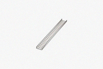 Лоток замковый перфорированный ЛМЗ 500х100х2000 УТ1,5, горячее цинкование, S1,5