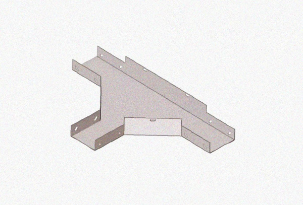 Лоток тройниковый глухой ОТГ 250х65 У3, окрашенный, S1,0
