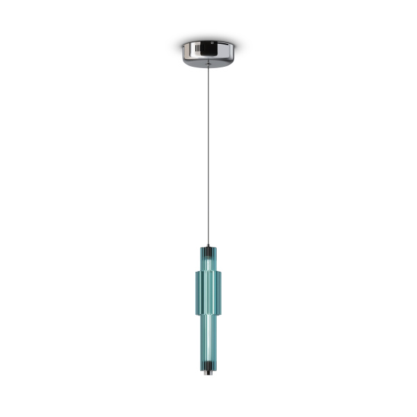 Подвесной светильник 1*LED 8Вт Хром IP20 Verticale MOD308PL-L9BL3K Maytoni