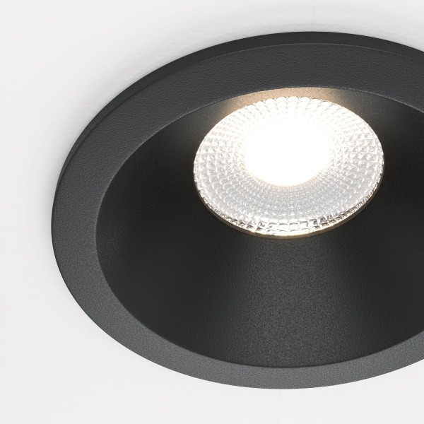 Встраиваемый светильник LED 12Вт Черный IP65 Downlight DL034-L12W4K-D-B Technical Maytoni