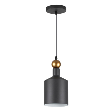Подвес Е27 1*40W 220V BOLLI темн.серый/золотой ODEON LIGHT