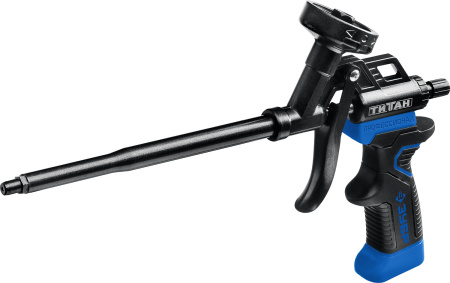 ТИТАН профессиональный пистолет для монтажной пены, с полным тефлоновым покрытием. ЗУБР