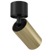 Потолочный светильник 1*GU10 10Вт Черный с Золотом IP20 FOCUS S C050CL-1BG Technical