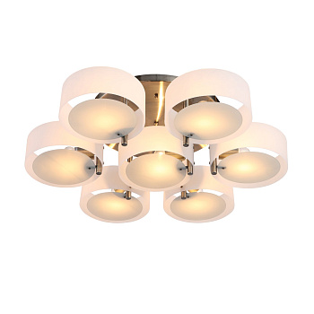 Светильник потолочный Бронза/Белый E27 7*60Вт SL483.352.07 EVOLUCE