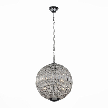 Люстра подвесная Хром/Прозрачный E14 5*40Вт SL226.103.05 ST LUCE